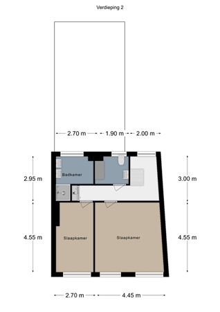 Floorplan - Bosstraat 8, 6291 CJ Vaals